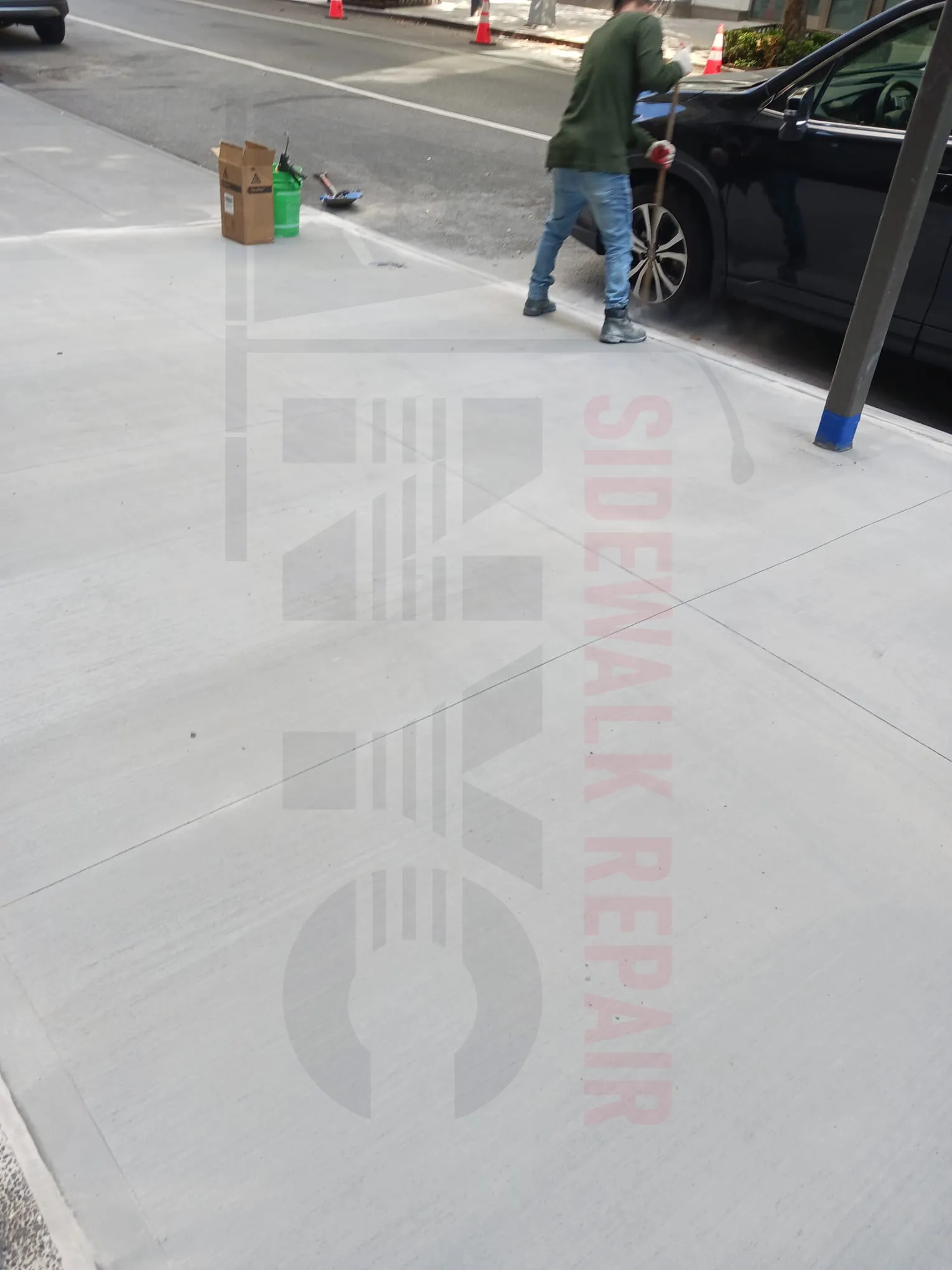 Sidewalk Repair Completed in NYC