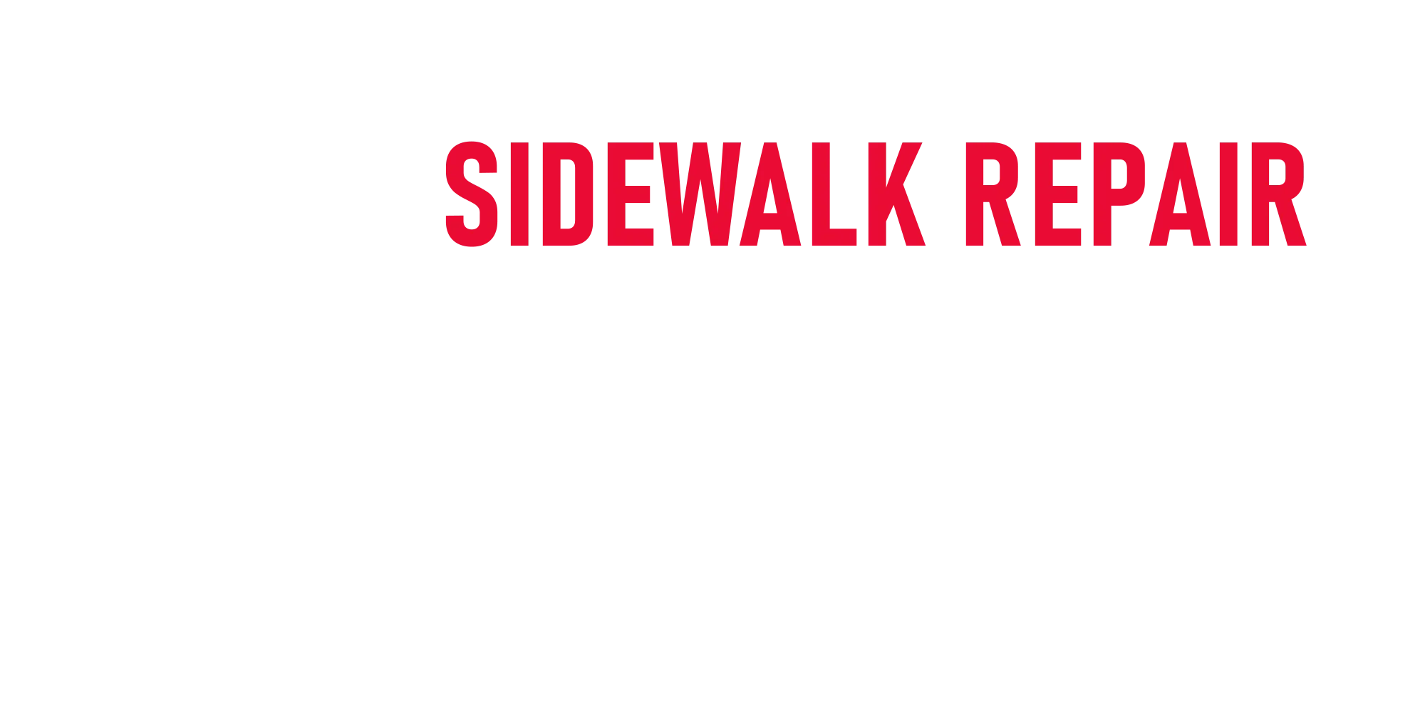 Sidewalk Repaired in NYC