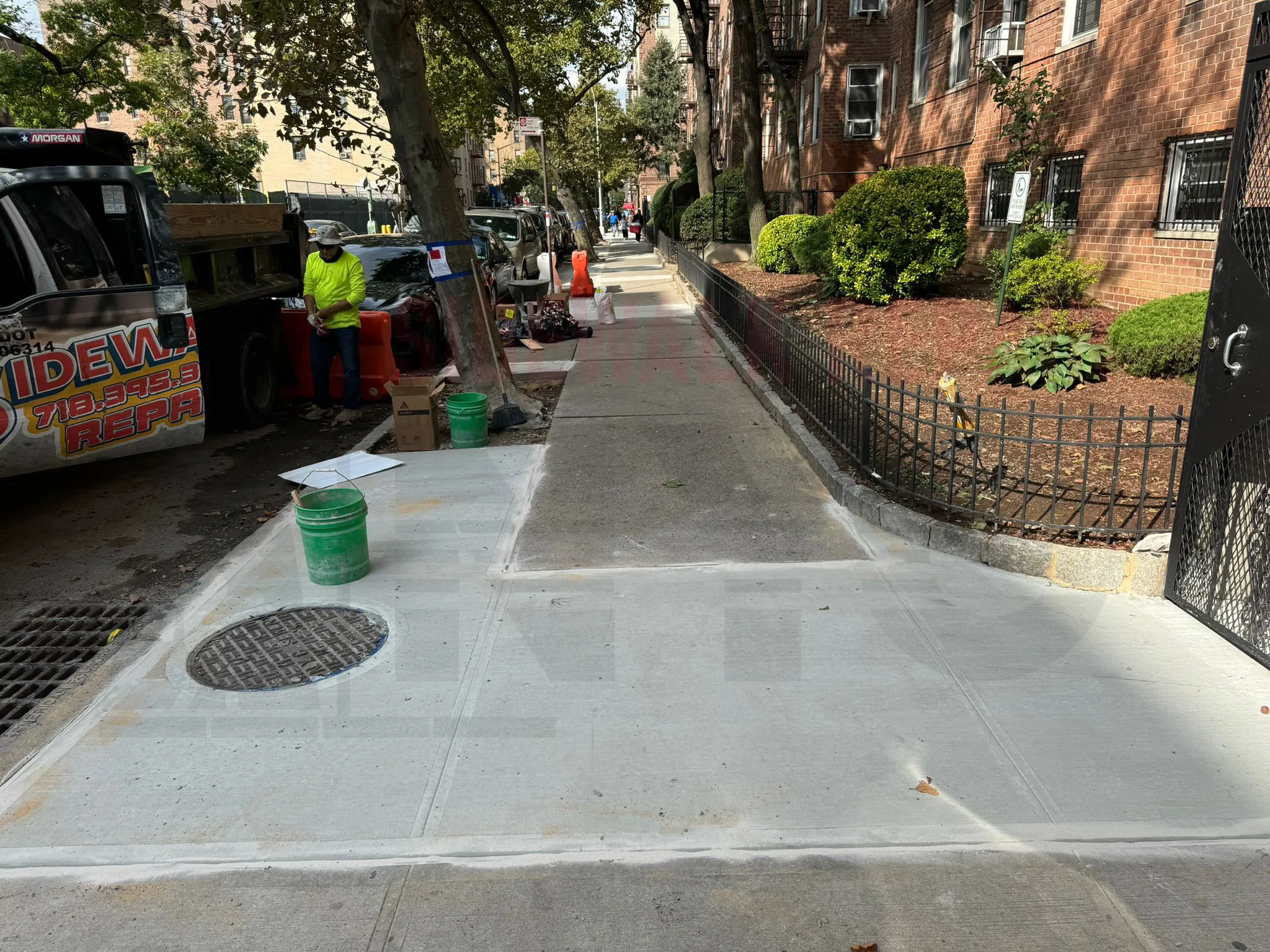NYC Repaired Sidewalk