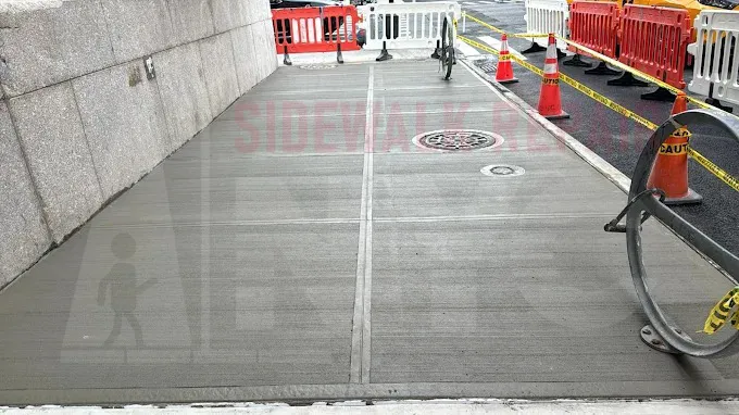 Repaired Sidewalk in Brooklyn