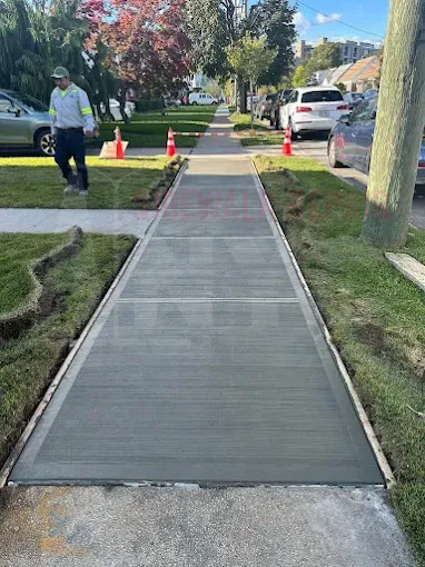 Newly Repaired Sidewalk in NYC