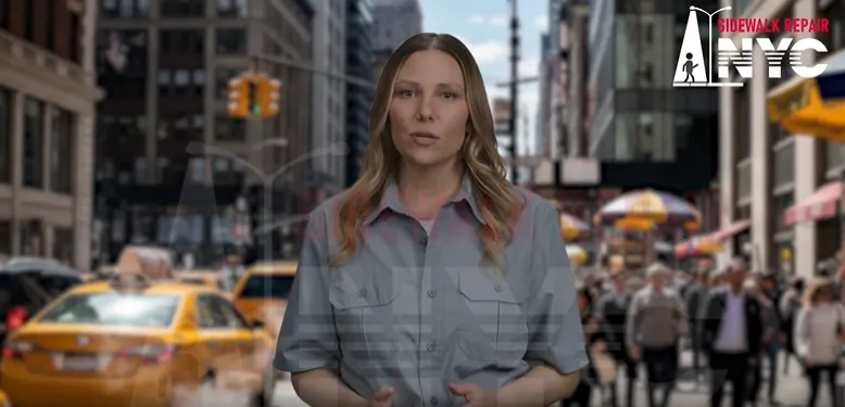 Sidewalk repaired in NYC